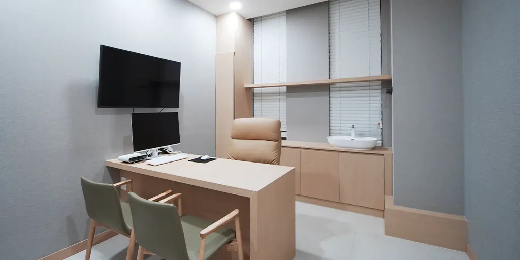Consultation room at JNB Clinic, Gangnam-gu, Seoul
