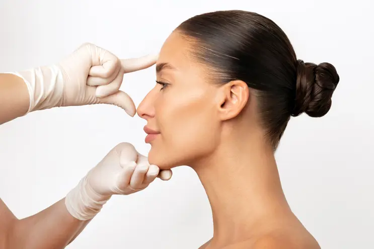 Protruding nose