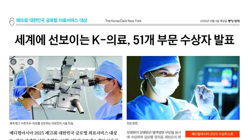 TJ Plastic Surgery’s Dr. Tack-Jin Chang Honored at the Medical Asia 2025 Global Healthcare Awards